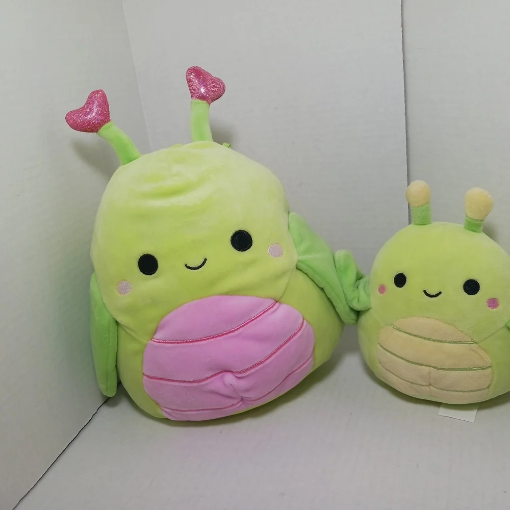 Squishmallow Hadeon the Grasshopper Valentine's 2023 Green Plush Animal - Picture 1 of 4